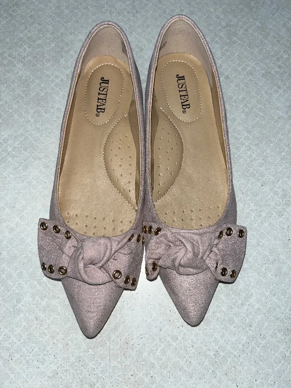 luxury flats with saunas-Shoes Flats By Justfab  Size: 6