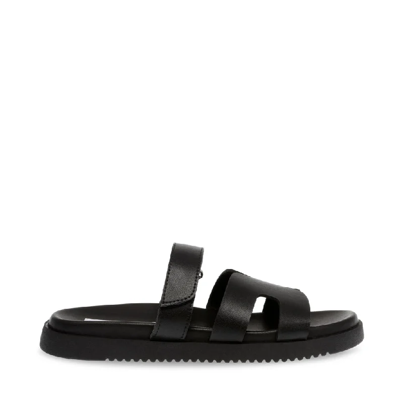 chic sandals with glitter-Missile-E Sandal BLK ACTION LEATHER