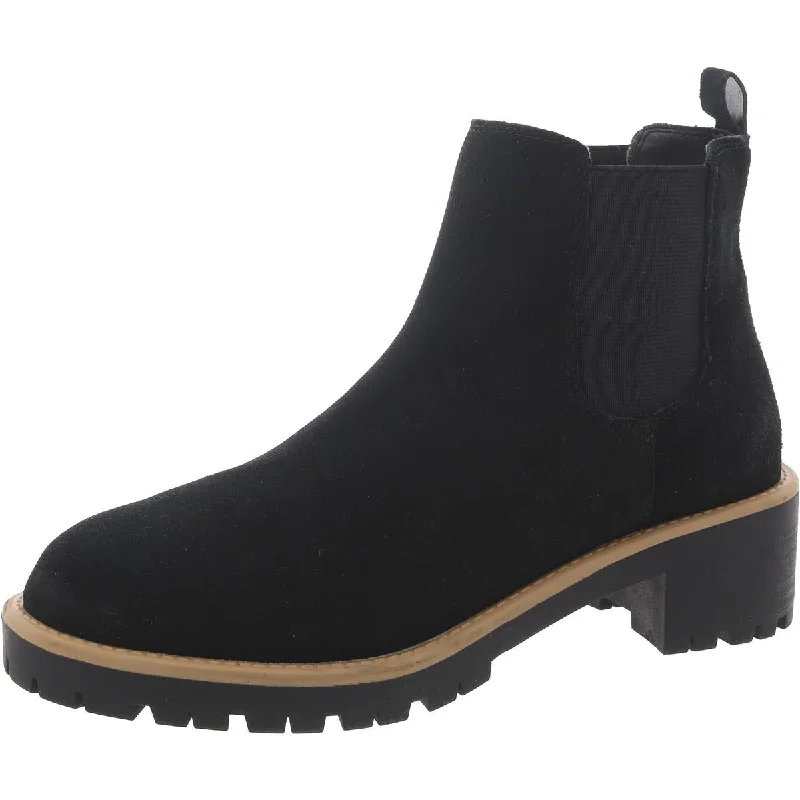 Boots with soft heels-Blondo Womens Matilda Suede Waterproof Chelsea Boots