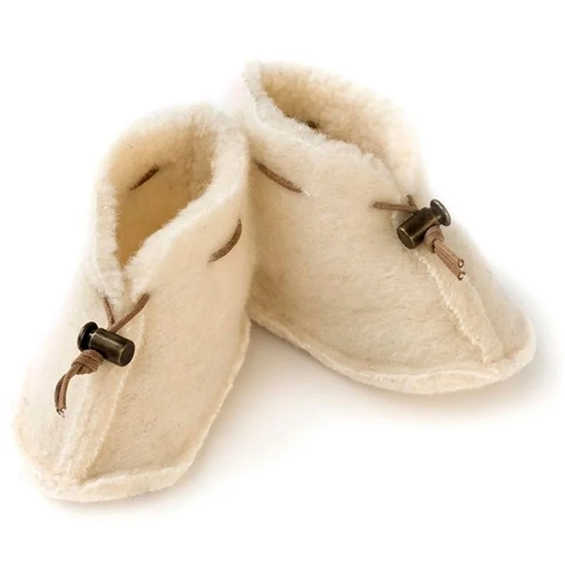 soft slippers for peace-Alwero Baby Slippers Emo Naturel