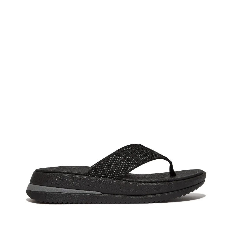 sandals near retail stores-Women's Shoes Fitflop SURFF Toe-Post Sandals HJ9-001 BLACK