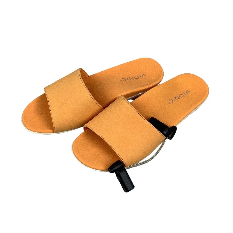 flats for rent luxury-Orange Shoes Flats Vionic, Size 8