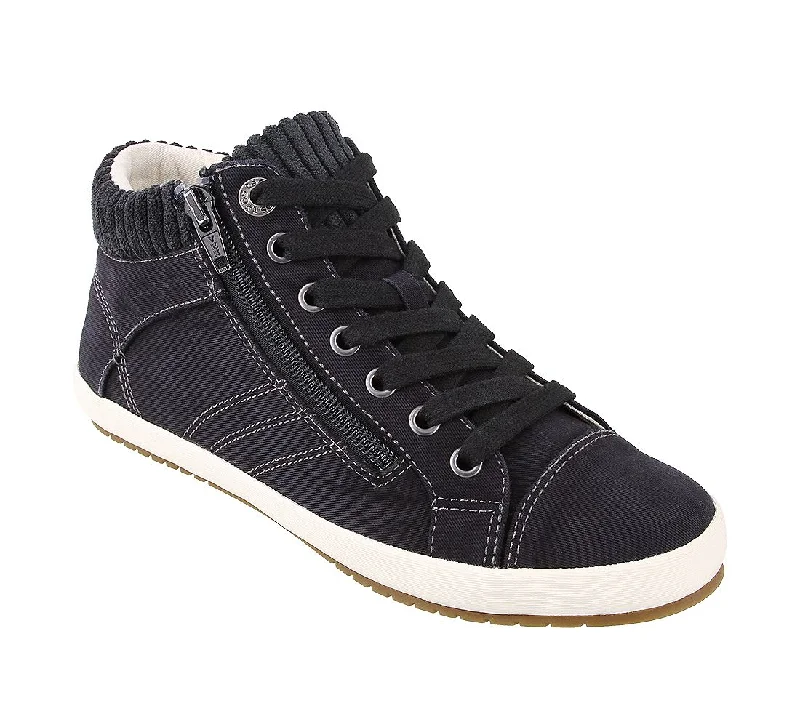 Athletic shoes with slip-resistant solesTaos Startup Sneaker Black Distressed Women's