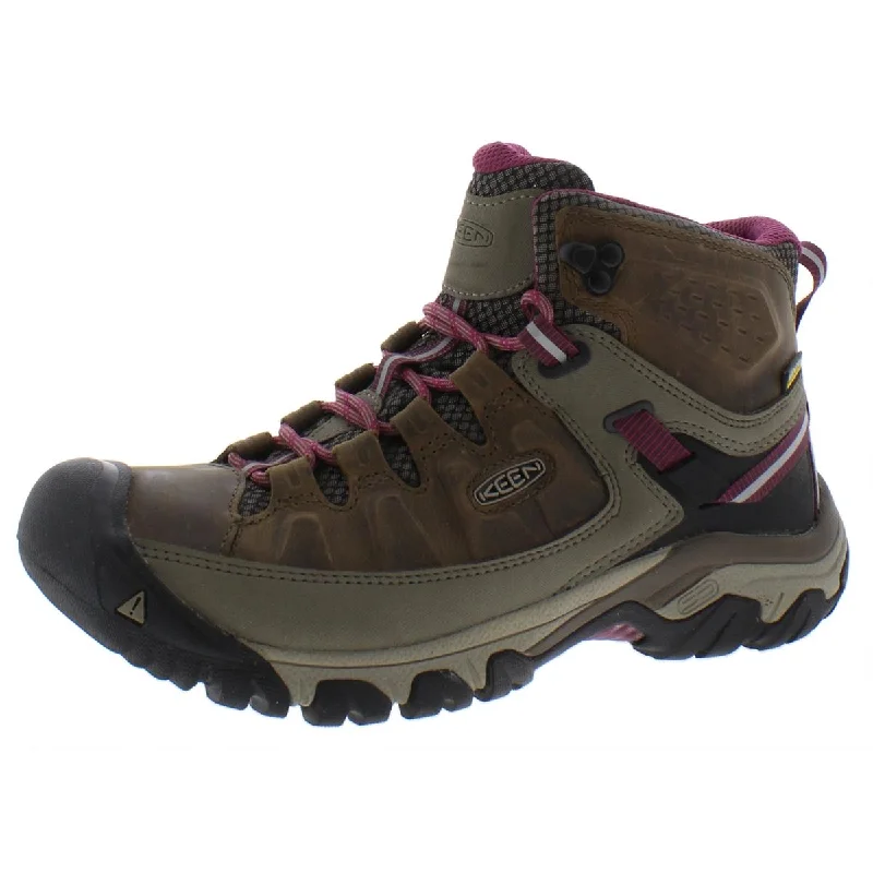 Boots for edgy fashion-Keen Womens Targhee III Leather Waterproof Hiking Boots