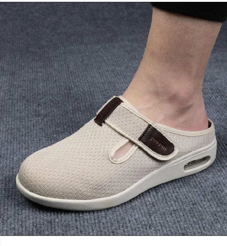 cushioned slippers for rest-Orthopedic Air Cushion Walking Wide Slippers