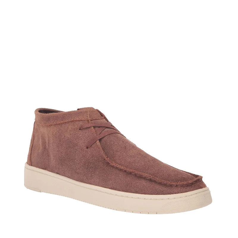 Boots in warm purple-Men's Shoes TOMS TRAVEL LITE MOC CHUKKA Boots 10020209 COFFEE WAXY SUEDE