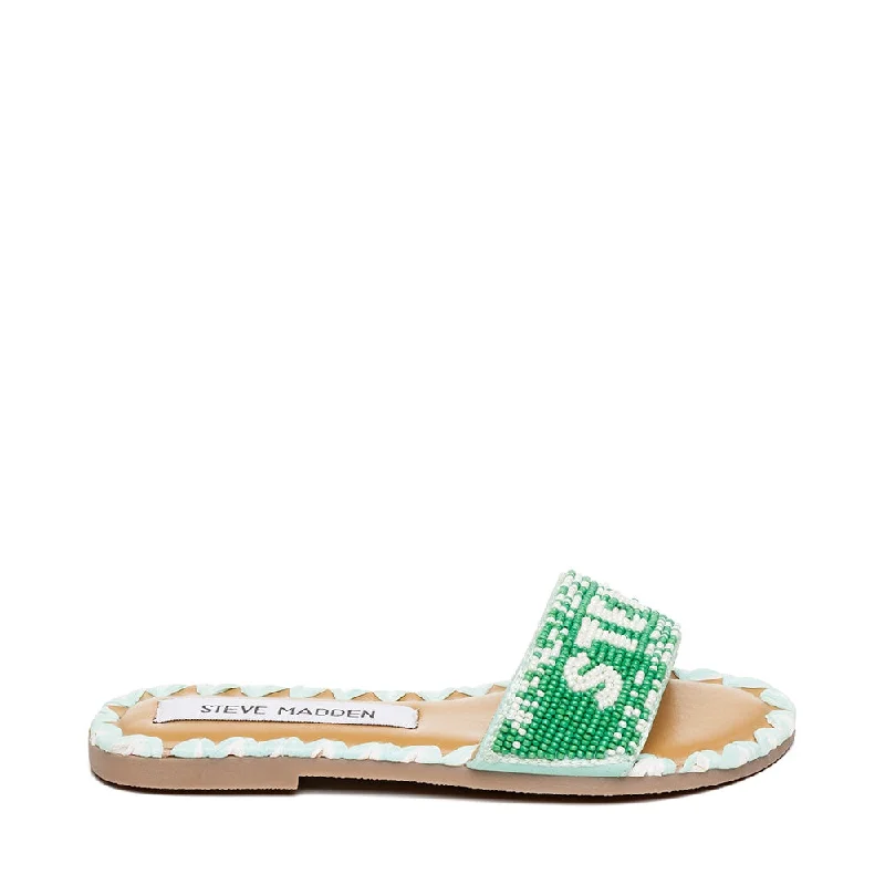 sandals with platform heels-Jverah Sandal GREEN