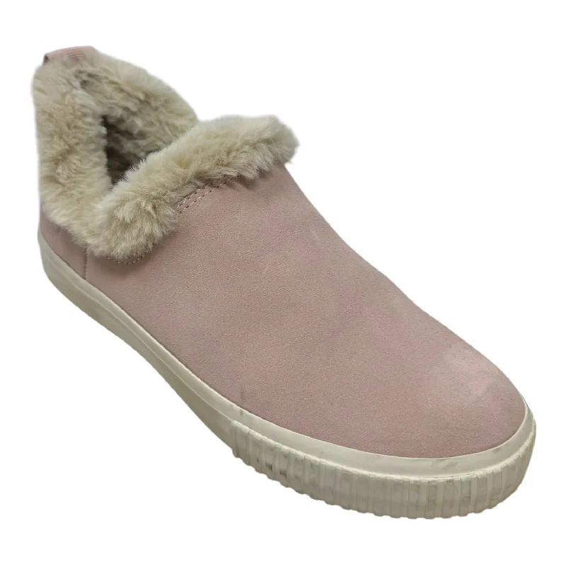 cozy flats with style-Skyla Bay Fur Lined Shoes Flats By Timberland In Pink, Size: 6.5