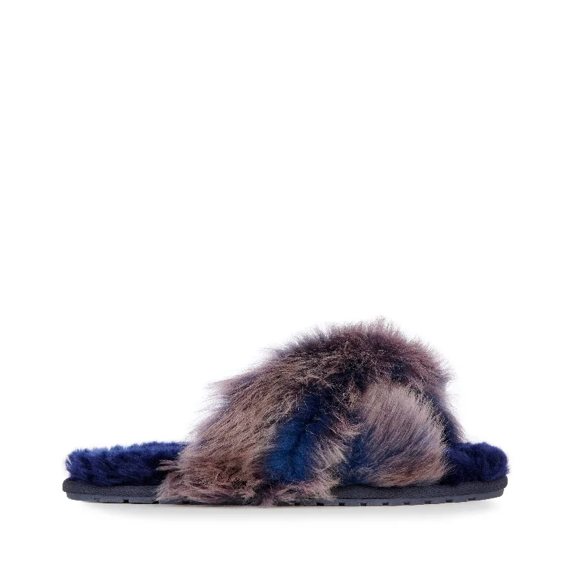 non-slip slippers for hardwood-EMU Mayberry Lava Slippers in Midnight