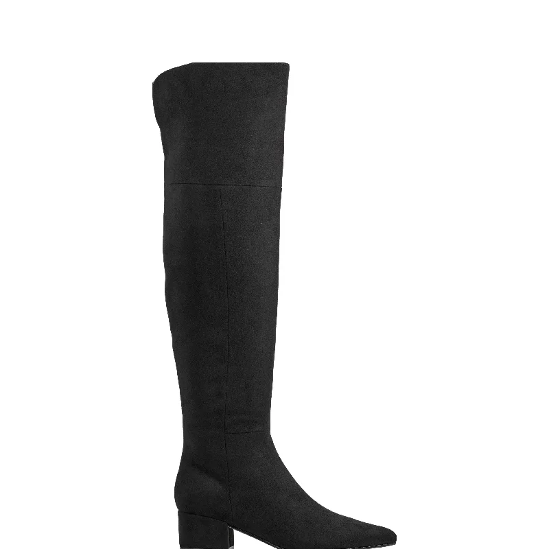 Boots with suede finish-Lottie Over The Knee Boot