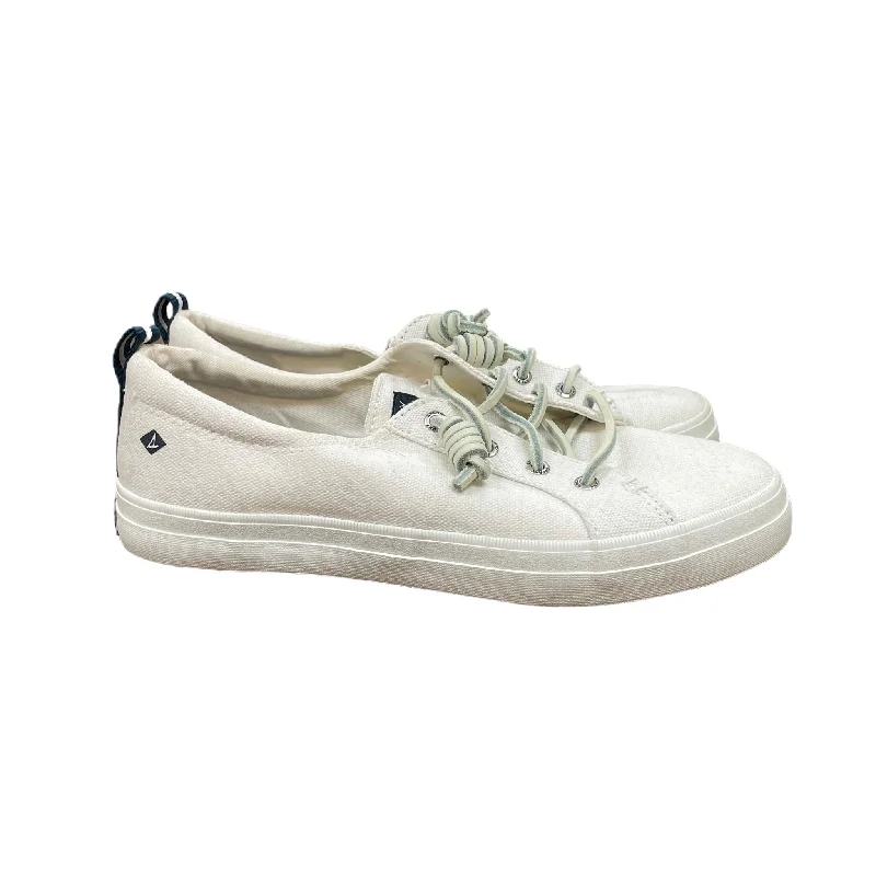 modern flats with pools-White Shoes Flats Boat By Sperry, Size: 7.5