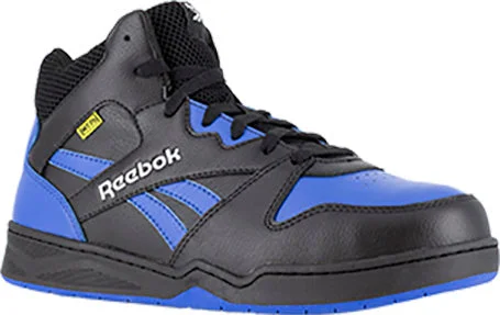 Athletic shoes with responsive cushioningReebok High Top Work Sneaker Internal Met Guard Men's