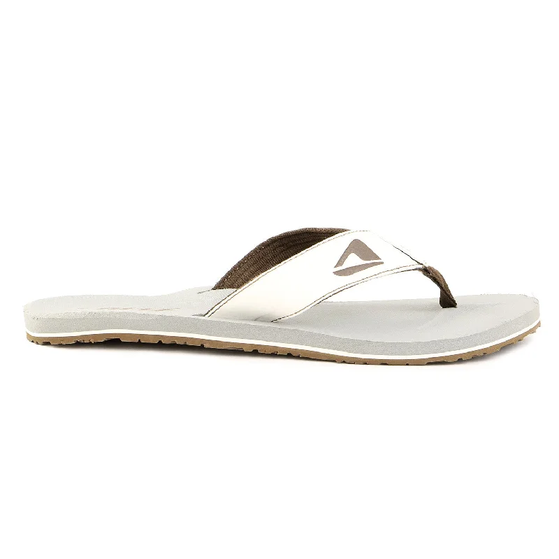 chic sandals with fringe-Reef HT Flip Flop Thong Sandal - Grey - Mens