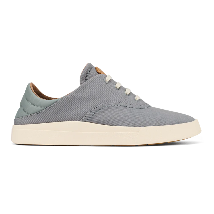 Athletic shoes with grippy outsolesOlukai Kohu Canvas Casual Sneaker Mist Grey Women's