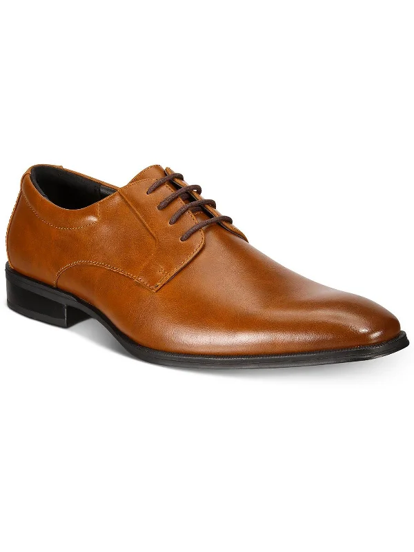 Andrew Mens Faux Leather Memory Foam Derby Shoes