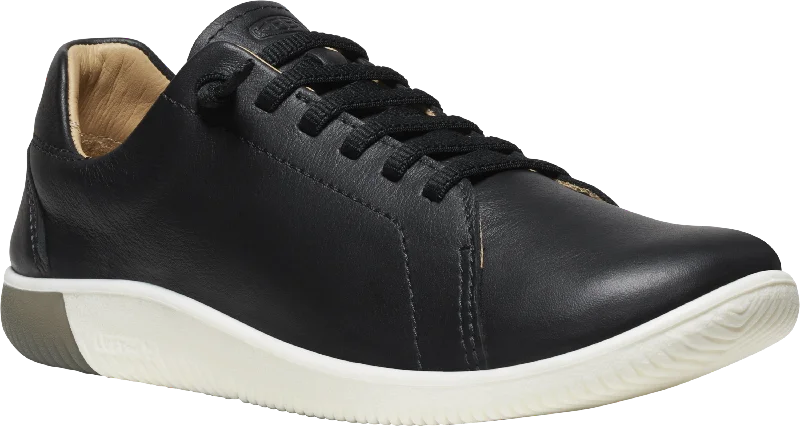 Athletic shoes for rainy daysKeen KNX Leather Sneaker Black White Women's