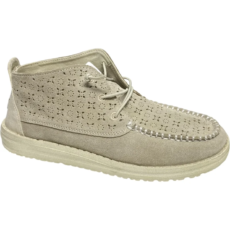 Athletic shoes with soft heelsShoes Sneakers By Hey Dude In Tan, Size: 8