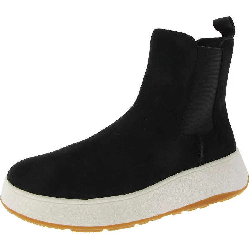 Boots for outdoor use-Fitflop Womens F-Mode  Platforms Ankle Chelsea Boots