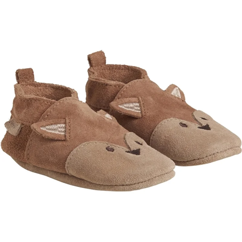 silver slippers for flair-En Fant Slippers Animal Suede Lion