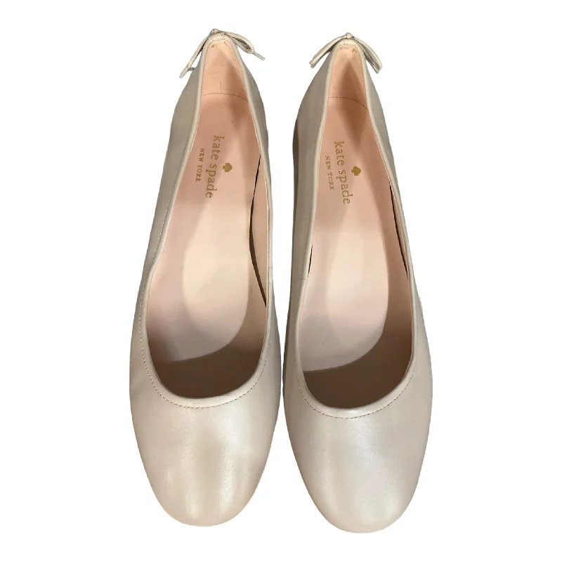 luxury flats with pools-Taupe Shoes Flats Kate Spade, Size 10.5