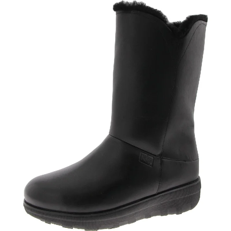 Boots for snow-Fitflop Womens Mukluk III Shearling Leather Mid-Calf Boots