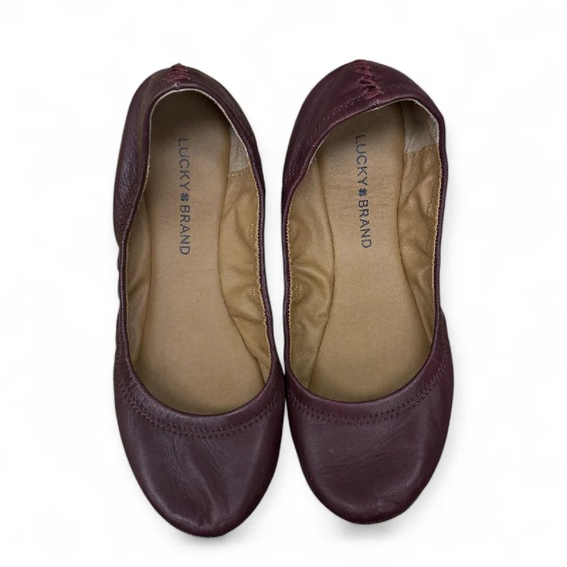 new flats near parks-Shoes Flats By Lucky Brand In Purple, Size: 8.5