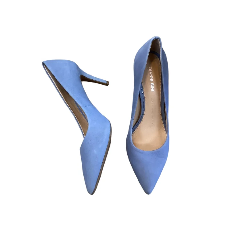 breathable high heels chill-Shoes Heels Stiletto By Gianni Bini In Blue, Size: 9