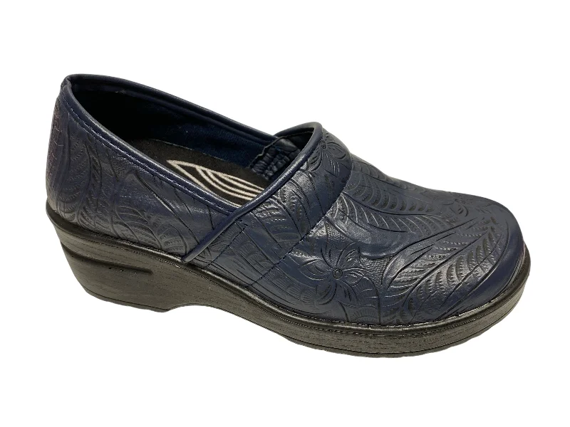 small flats near cafes-Navy Shoes Flats Easy Street, Size 6.5