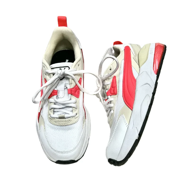 Athletic shoes with cushioning for jointsShoes Sneakers By Puma In Pink & White, Size: 6