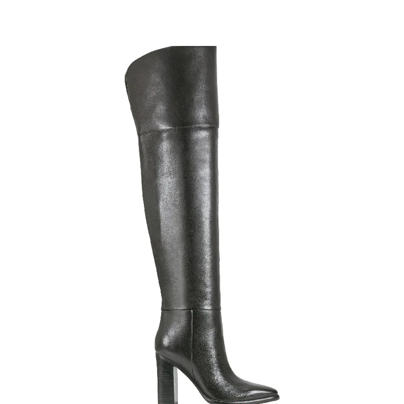 Boots with chunky heels-Lasli Over the Knee Boot