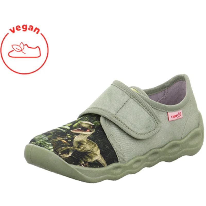 elegant slippers for evening-Superfit Green Bubble Slippers With Cold Lining