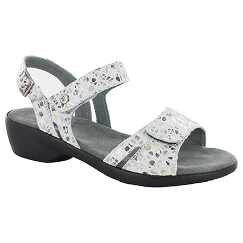 Wolky Agua Marble Print Off White/Grey Sandal (Women's)