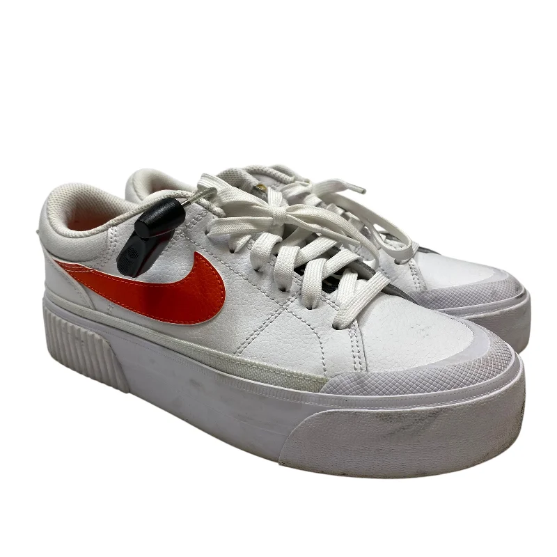 Athletic shoes with firm supportShoes Sneakers Platform By Nike In White, Size: 7.5