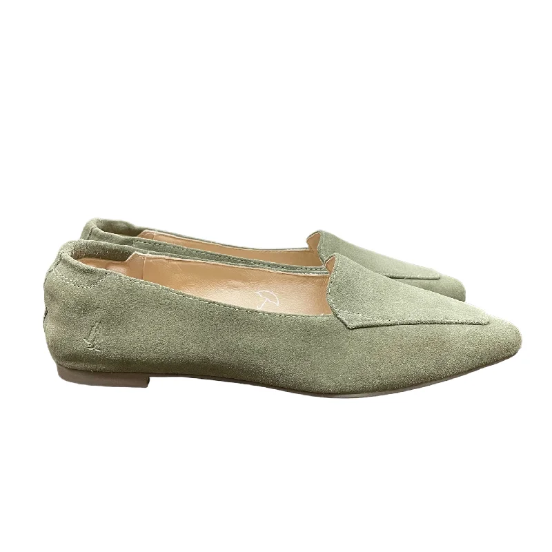 cozy flats with style-Green Shoes Flats By Hush Puppies, Size: 7