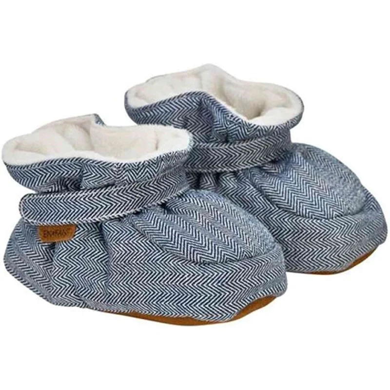 soft slippers for comfort-En Fant Baby Slippers Navy