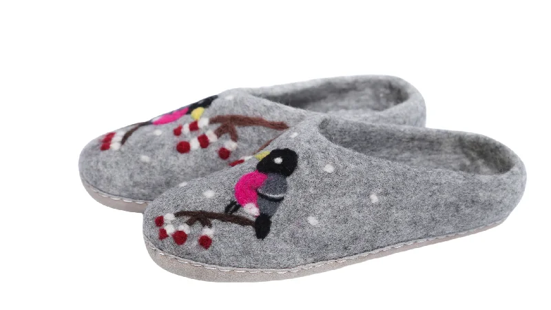 supportive slippers for resilience-CrazycatZ Women Handmade Natural Wool Slippers indoor shoes Napal Slippers with leather sole