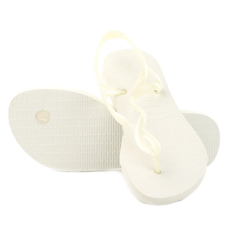 sandals for sale trendy-Havaianas Luna Thong Flip Flop Sandal - White - Womens