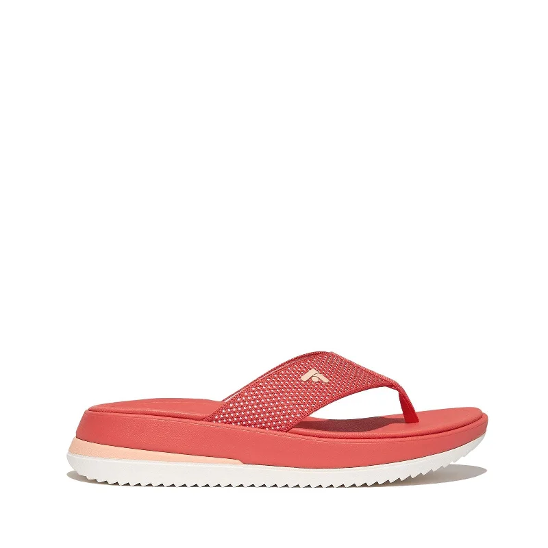 modern sandals with flair-Women's Shoes Fitflop SURFF Toe-Post Sandals HJ9-B09 ROSY CORAL