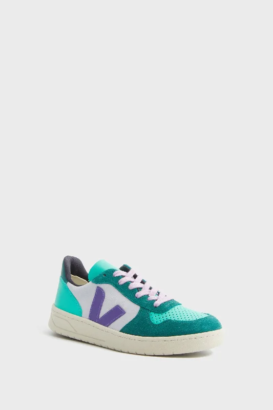 Athletic shoes with synthetic leatherMulticolor Swan Purple Pierre V-10 Sneakers