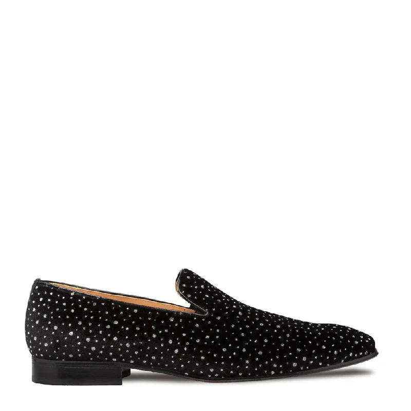 Loafers with responsive cushioningMezlan Sera Cosmo 20959 Men's Shoes Black Velvet Slip On Loafers (MZ3654)