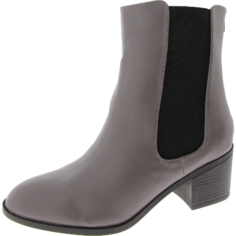 Boots for rugged hikes-Journee Collection Womens Zip Up Pull On Chelsea Boots