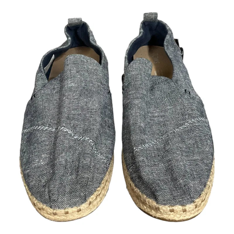 affordable flats with pools-Grey Shoes Flats Toms, Size 8