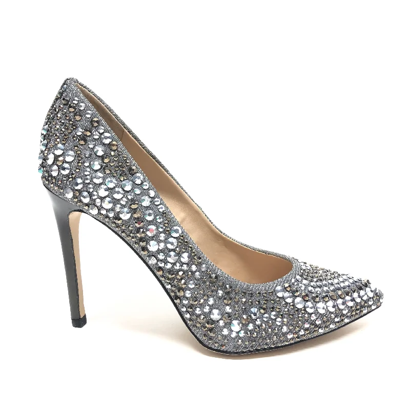 lightweight high heels comfort-Shoes Heels Stiletto By Gianni Bini In Silver, Size: 6