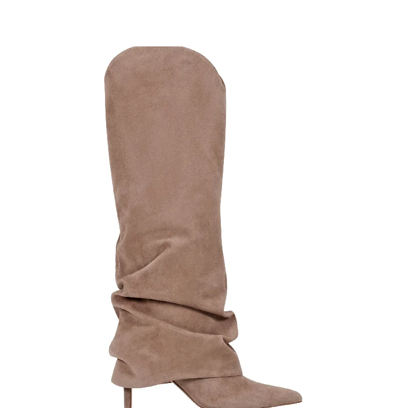 Boots with sleek design-Nairine Foldover Dress Boot