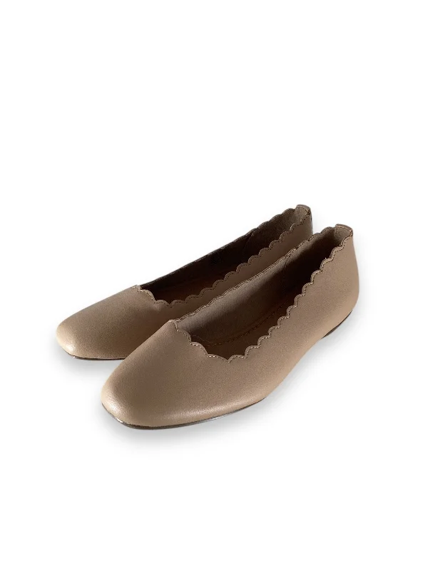 modern flats with charm-Shoes Flats By Lc Lauren Conrad In Cream, Size: 8.5