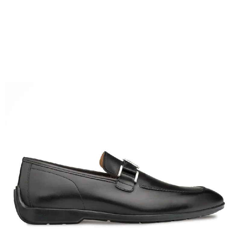 Loafers for wet weatherMezlan R20487 Men's Shoes Black Calf-Skin Leather Slip-On Driver Loafers (MZ3637)