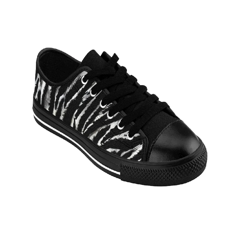 Athletic shoes with big bounceZebra Men's Sneakers, Best Zebra Stripe Animal Print Low Top Shoes For Men(US Size: 7-14)