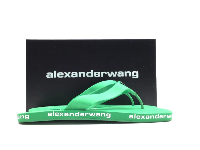 flats for sale affordable-Green Shoes Flats Alexander Wang, Size 10