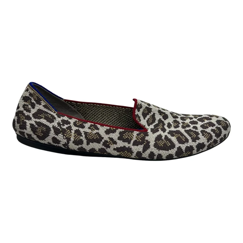 flats with keyless entry-Shoes Flats By Rothys In Animal Print, Size:9.5