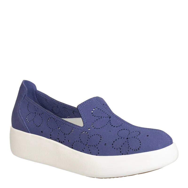 Athletic shoes with muted tonesCOEXIST in NAVY Platform Sneakers